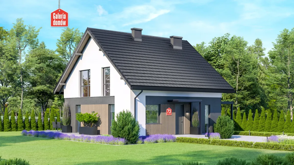 Średniej wielkości projekty domów – dla mniejszej i większej rodziny, skrojone na miarę