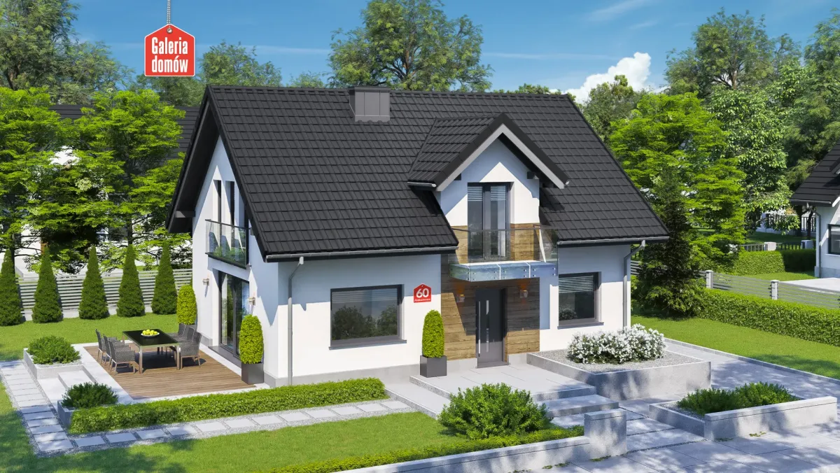 Średniej wielkości projekty domów – dla mniejszej i większej rodziny, skrojone na miarę