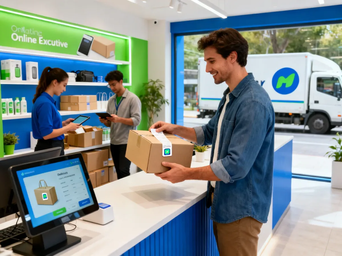 Odbiór zamówienia internetowego w sklepie jako przykład strategii omnichannel